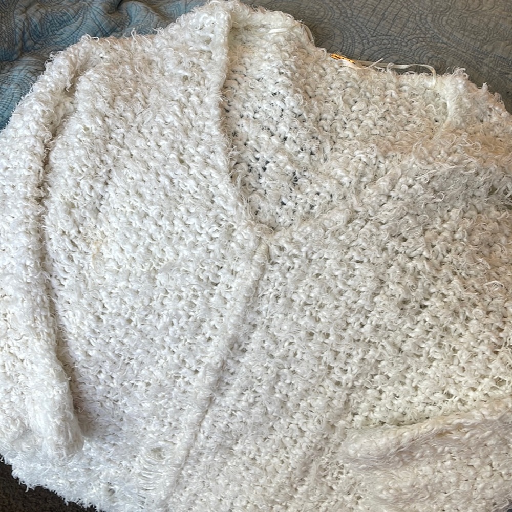 Free People distressed sweater